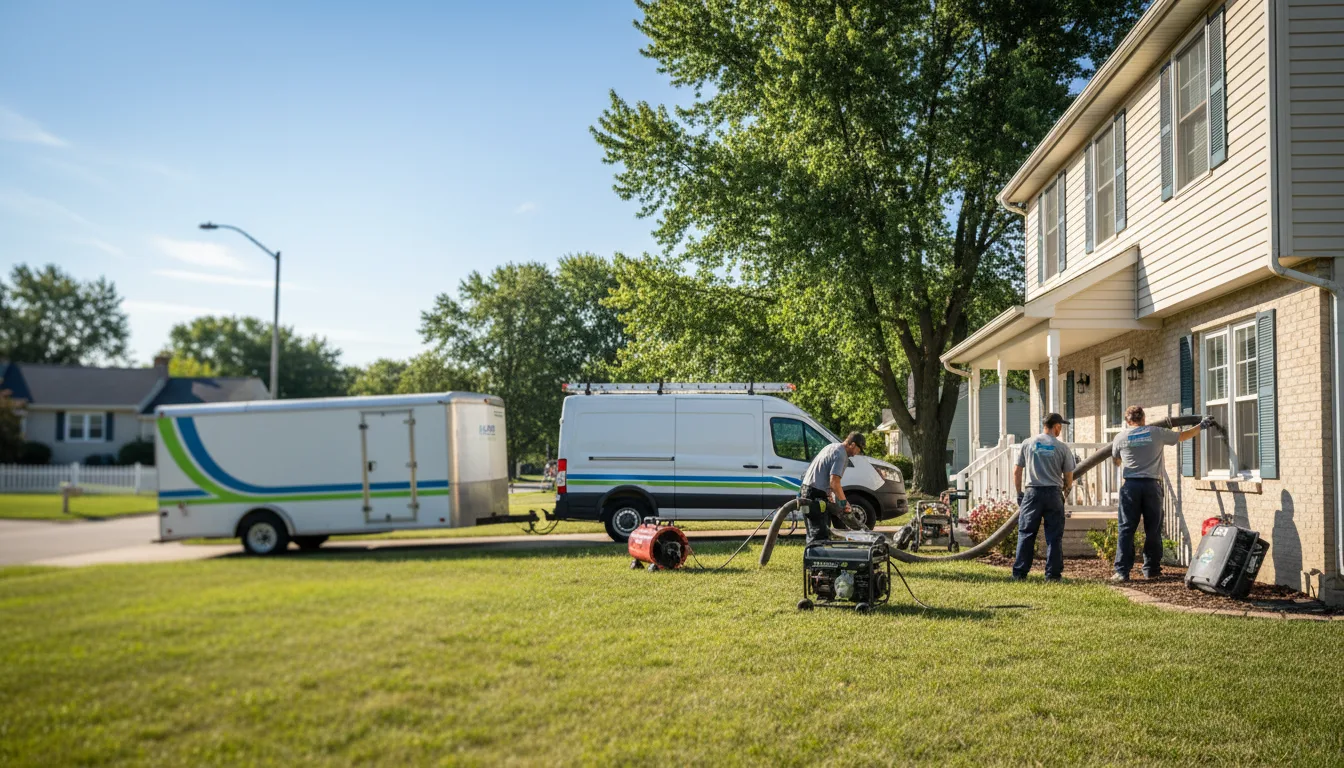 Flooded Basement Restoration And Cleanup With Repair in Oshkosh, NE near me